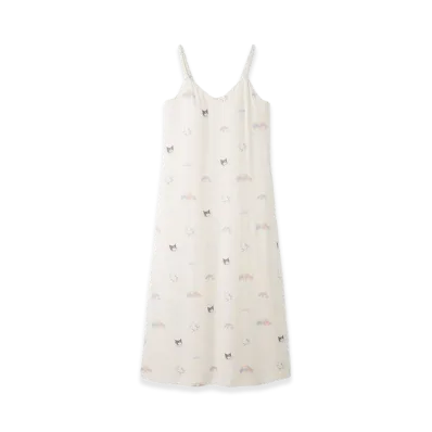 GELATO PIQUE x Sanrio Women's All Over Pattern Dress "Off White"