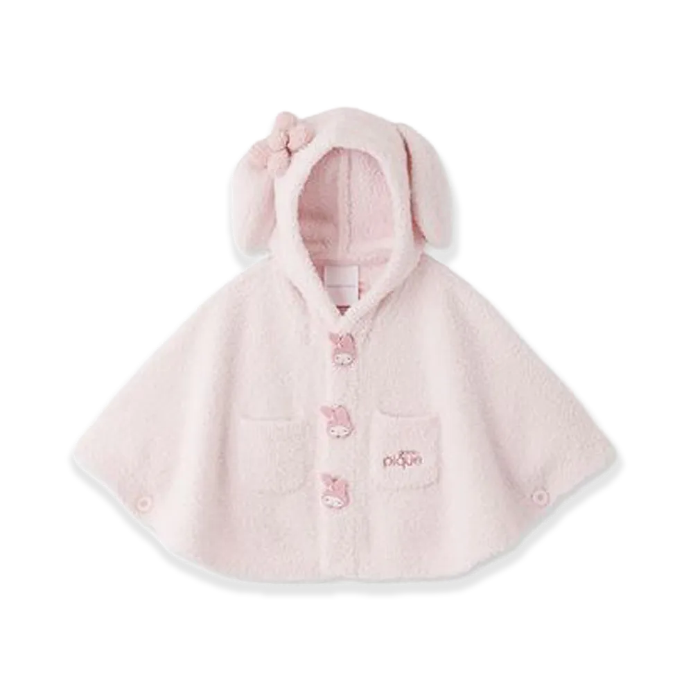 GELATO PIQUE x Sanrio Kids Poncho My Melody "Pink"