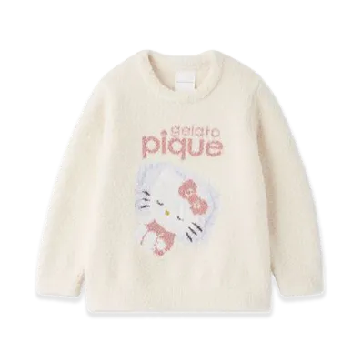 GELATO PIQUE x Sanrio Kids Baby Moco Jacquard Pullover Hello Kitty "Off White"