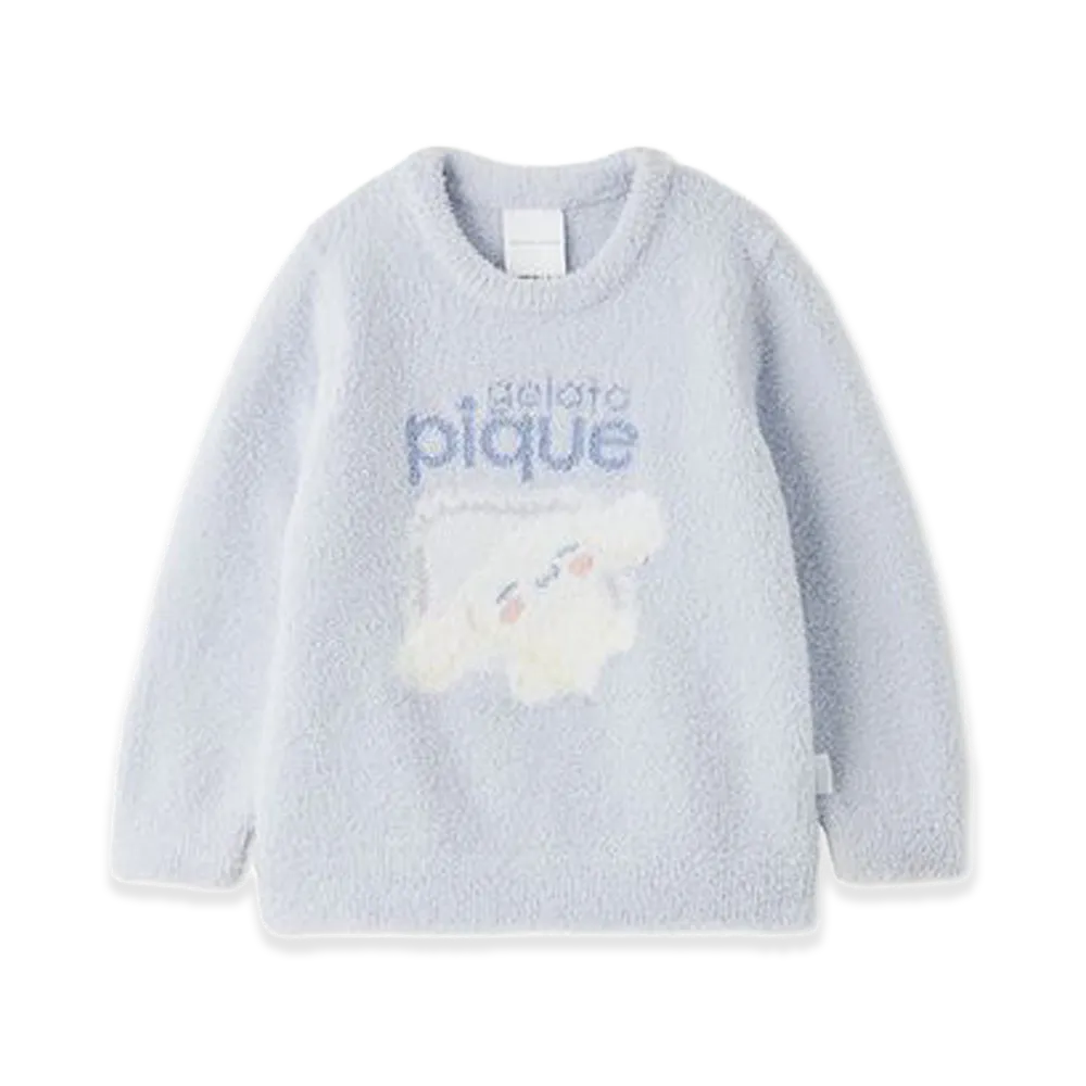 GELATO PIQUE x Sanrio Kids Baby Moco Jacquard Pullover Cinnamoroll "Blue"