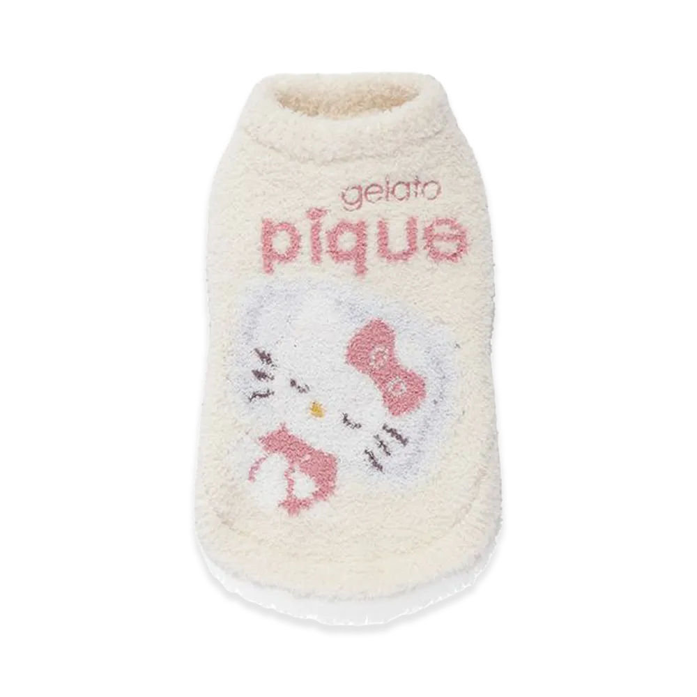 GELATO PIQUE x Sanrio Cat & Dog Jacquard Pullover Hello Kitty "Off White"
