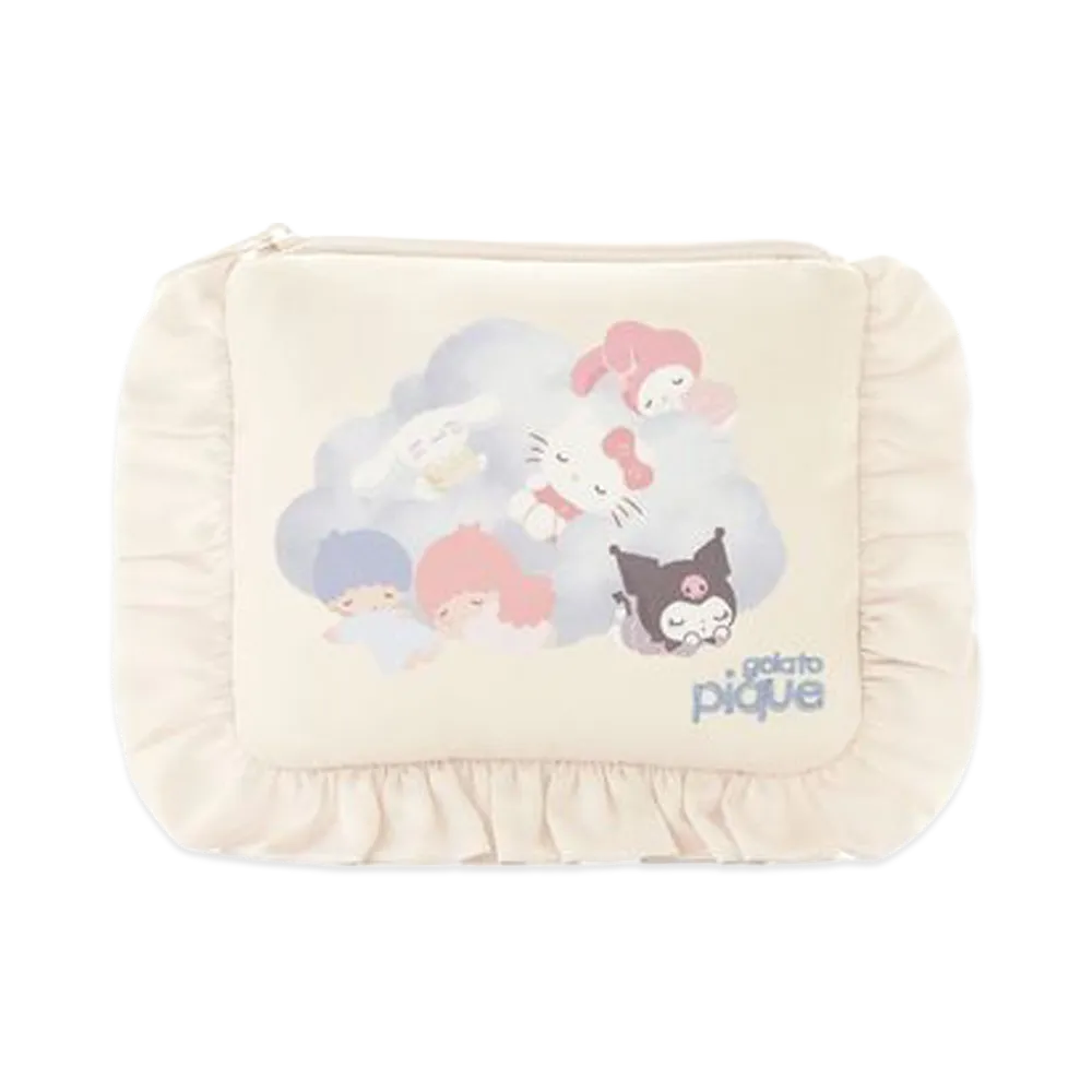GELATO PIQUE x Sanrio One Point Pattern Pouch "Off White"