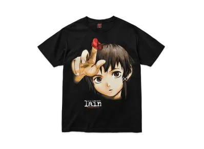 Geeks Rule x Serial Experiments Lain 12 Silkscreen Printing T-Shirt Vol.02 "Black"