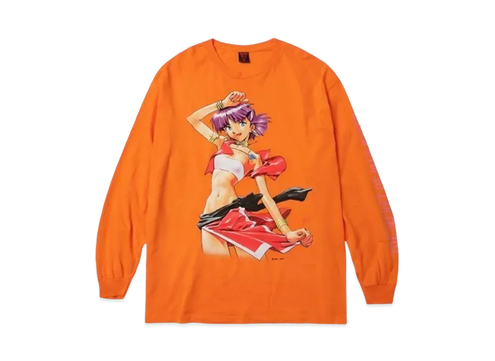 Geeks Rule x The Secret Of Blue Water 15 Silkscreen Printing L/S T Shirt vol.01 "NADIA" "Orange"