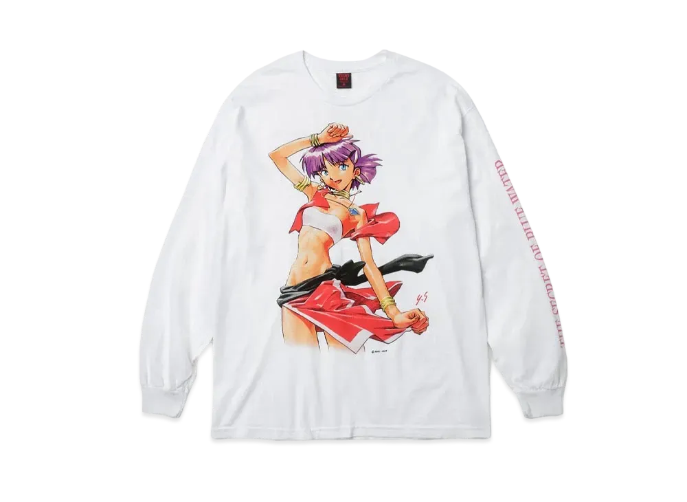 Geeks Rule x The Secret Of Blue Water 15 Silkscreen Printing L/S T Shirt vol.01 "NADIA" "White"