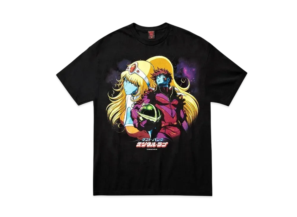 Geeks Rule x DAFT PUNK and Leiji Matsumoto 30 Silkscreen Printing T Shirt 01 "Black"