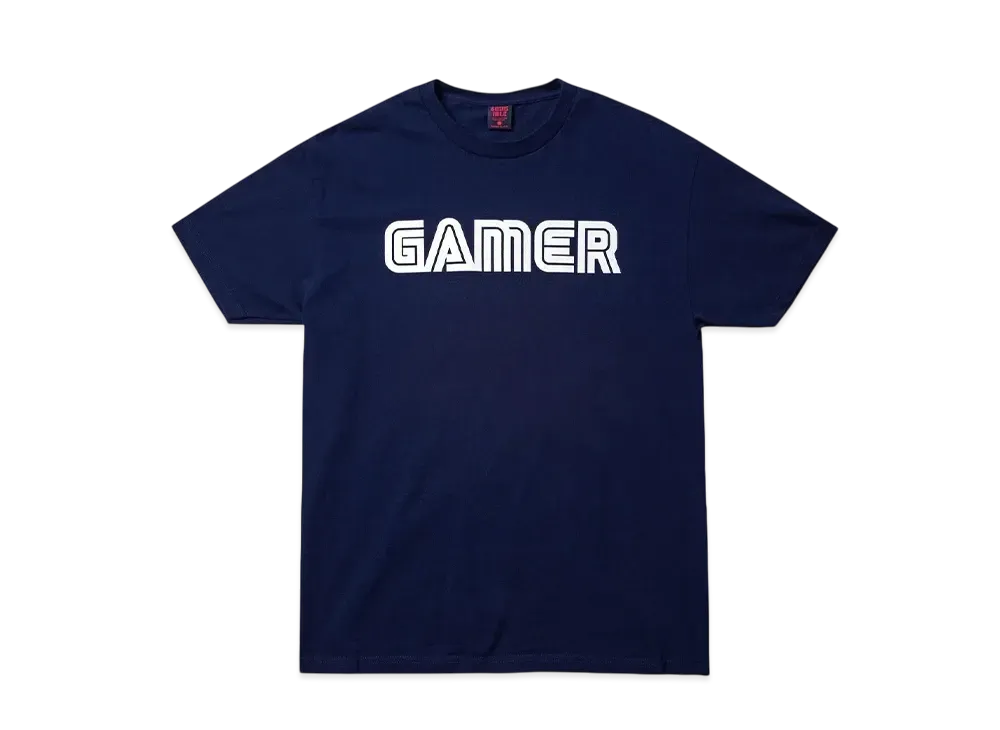 Geeks Rule x SEGA Gamer Logo Silkscreen Printing T Shirt "Navy"