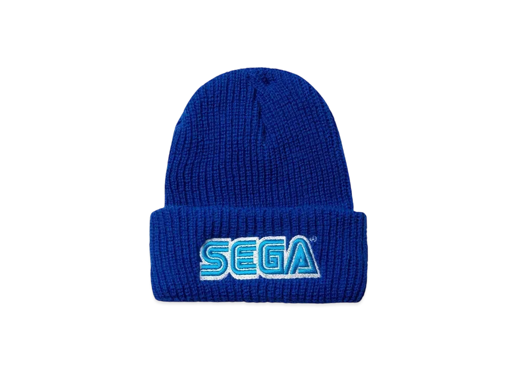 Geeks Rule x SEGA Company Logo Knit Cap "Blue"