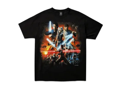 Geeks Rule x Star Wars The Clone Wars Silkscreen Printing T Shirt "Black"