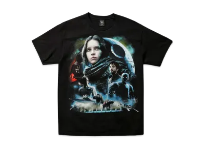 Geeks Rule x Rogue One A Star Wars Story Silkscreen Printing T Shirt "Black"