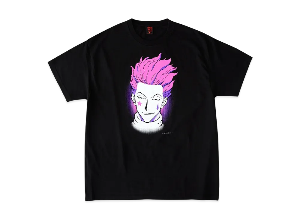 Geeks Rule x HUNTERxHUNTER Silkscreen Printing T Shirt Hisoka "Black"