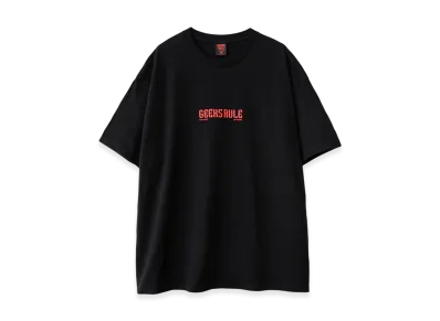 Geeks Rule x SUNSHINE+CLOUD Hand Printed by 360° Graphics T-Shirt "Black"