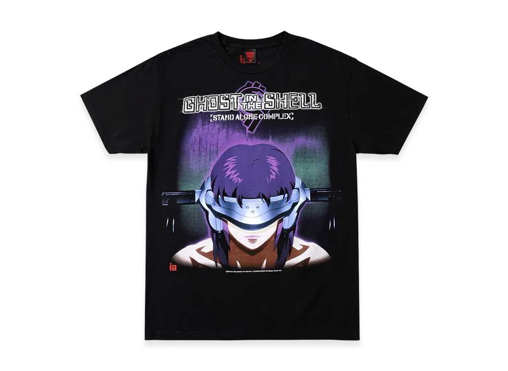 Geeks Rule x GHOST IN THE SHELL STAND ALONE COMPLEX x Infinite Archives 15 Silkscreen Printing T Shirt "Black"