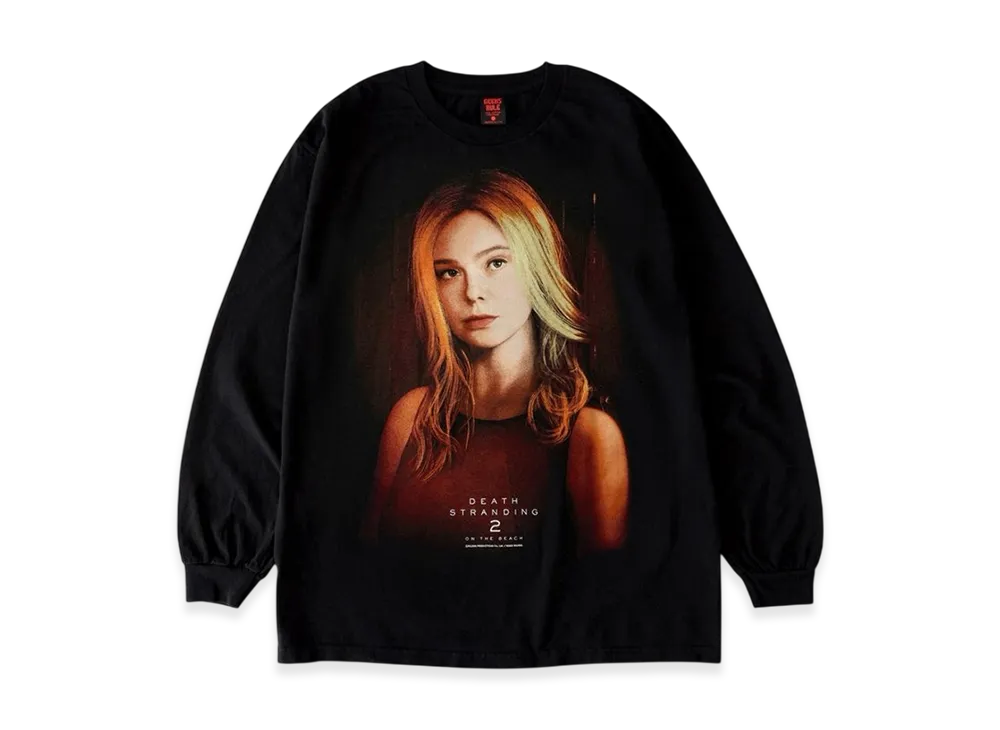 Geeks Rule x Death Stranding 2 On The Beach 15 Silkscreen Printing LS T Shirt Tomorrow "Black"