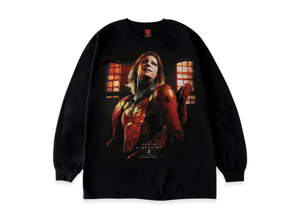 Geeks Rule x Death Stranding 2 On The Beach 15 Silkscreen Printing LS T Shirt Higgs "Black"