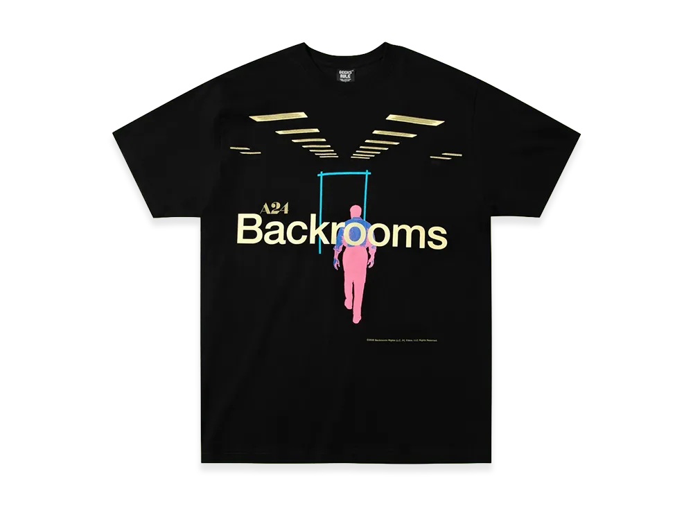 Geeks Rule x Backrooms Silkscreen Printing T Shirt Vol.03 "Black"
