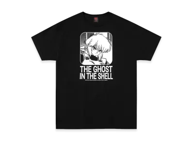 Geeks Rule x Dover Street Market (DSM) x THE GHOST IN THE SHELL Silkscreen Printing T Shirt "Black"