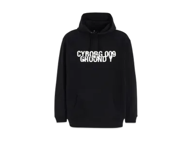 Ground Y x CYBORG009 60th Cyborg 009 & Dr.Yy Newly Drawn Silhouette Hoodie "Black"