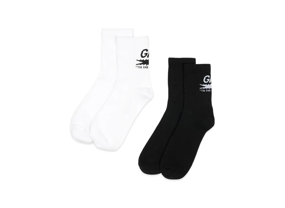 LE SSERAFIM x GR8 Collaboration Socks 2 Set "Black/White"