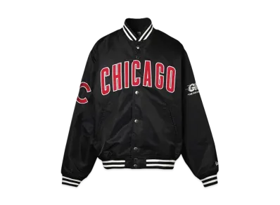 GR8 x MLB Tokyo Series Cubs Nylon Varsity Jacket "Black"