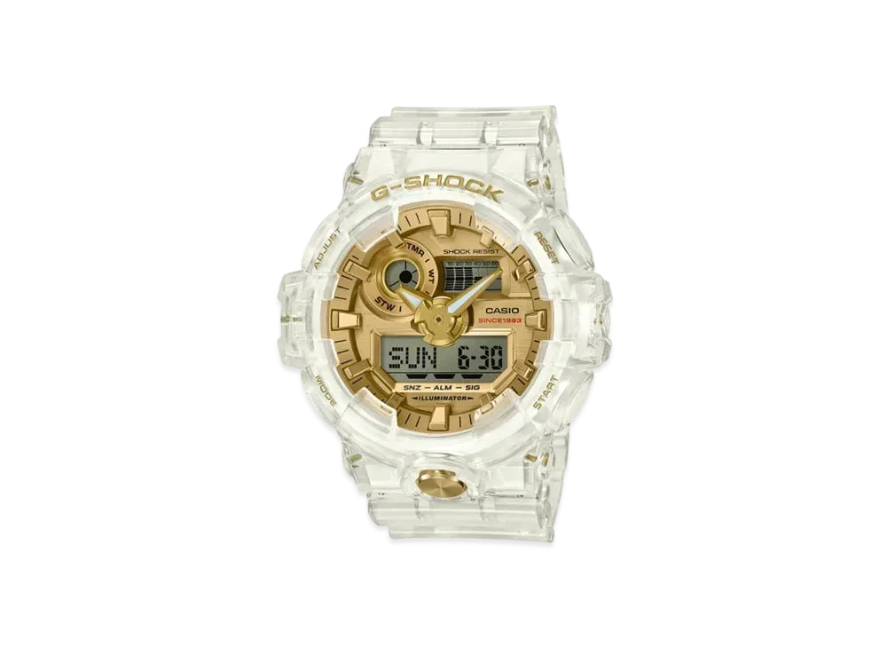 Casio G-Shock Glacier Gold GA735E-7A - 55mm in Silicone