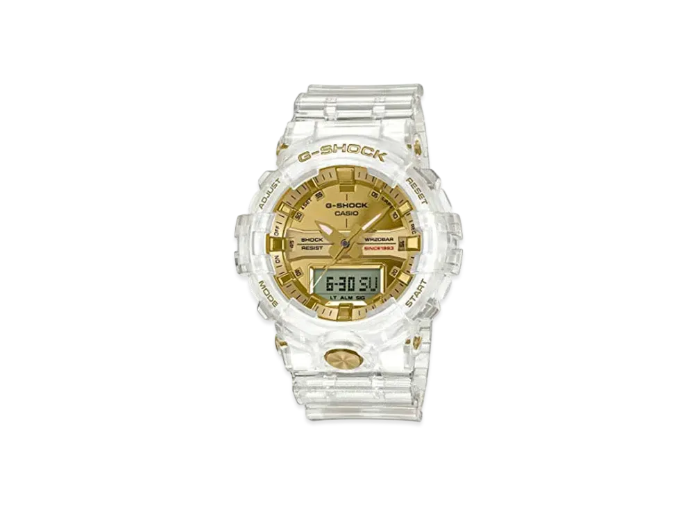 Casio G-Shock Glacier Gold GA835-7A - 44mm in Silicone