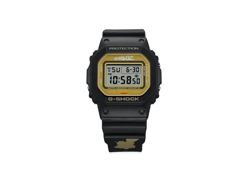 Casio G-Shock x Gorillaz Limited Edition "2-D" DW-5600GRLZ2-1 - 49mm in Rubber