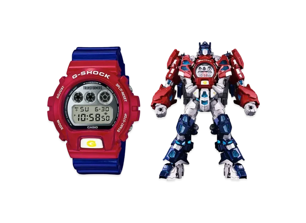 Casio G-Shock x Transformers Limited Edition DW-6900TF-SET "Red/Blue"