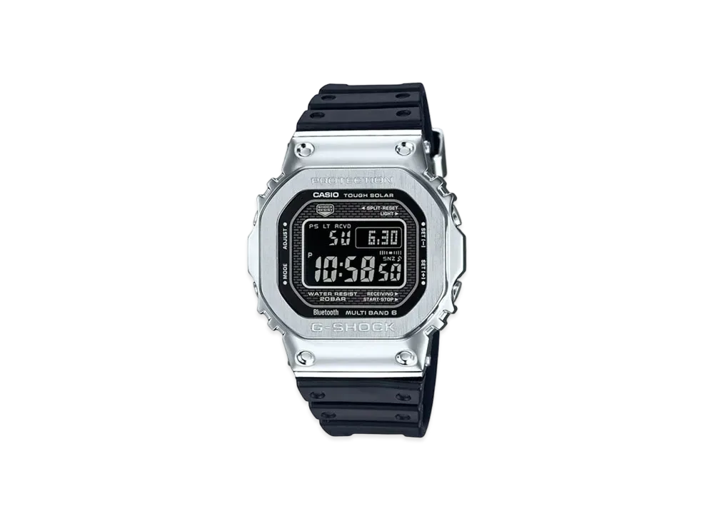 Casio G-Shock GMWB5000-1 - 50mm in Stainless Steel