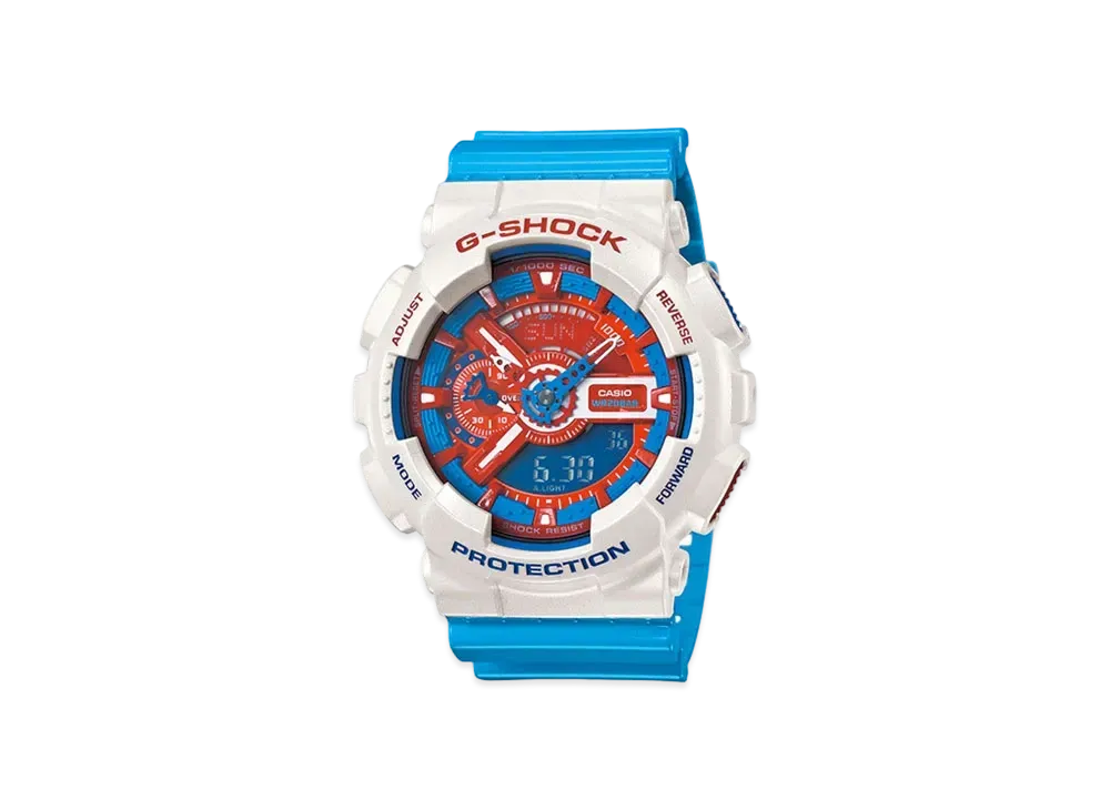 Casio G-Shock Limited Edition Red and Blue Series GA-110AC-7ADR - 55mm in Resin