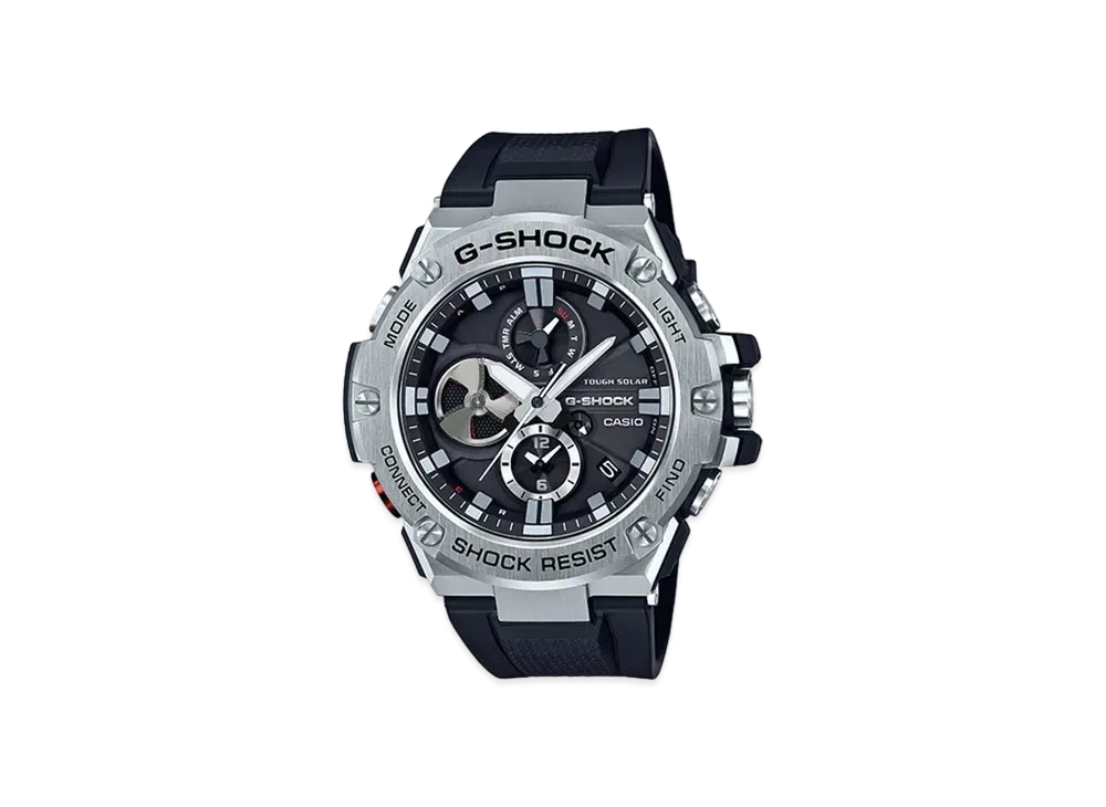Casio G-Shock G Steel GSTB100-1A - 58mm in Stainless Steel