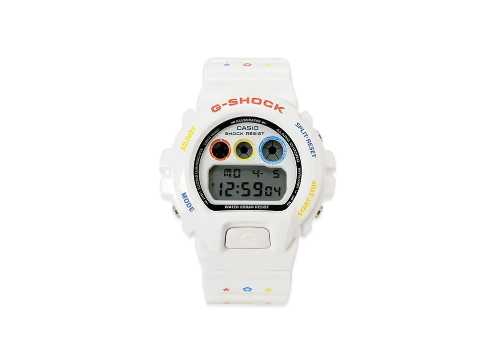 Casio G-Shock x Bearbrick DW6900MT-7 LTD Watch White - 45mm in Resin