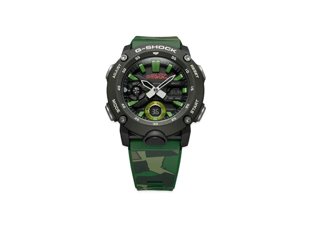 Casio G-Shock Gorillaz X GA2000GZ-3A - 49mm in Resin