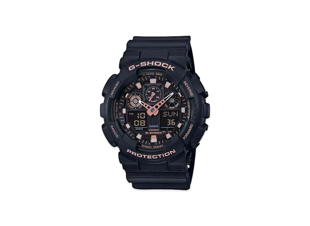 Casio G-Shock Analog-Digital GA100GBX-1A4 - 55mm in Resin