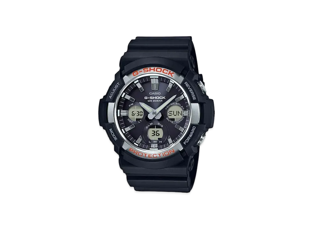 Casio G-Shock Analog-Digital GAS100-1A - 55mm in Resin/Stainless Steel
