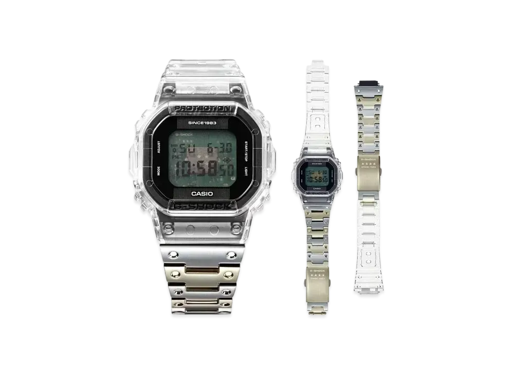 Casio G-Shock 40th Anniversary CLEAR REMIX 5600 SERIES DWE-5640RX-7JR