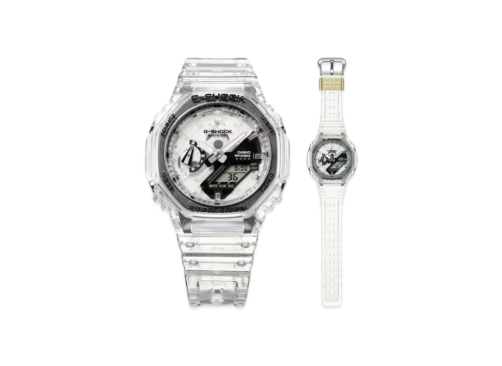 Casio G-Shock 40th Anniversary CLEAR REMIX 2100 Series GA-2140RX-7AJR