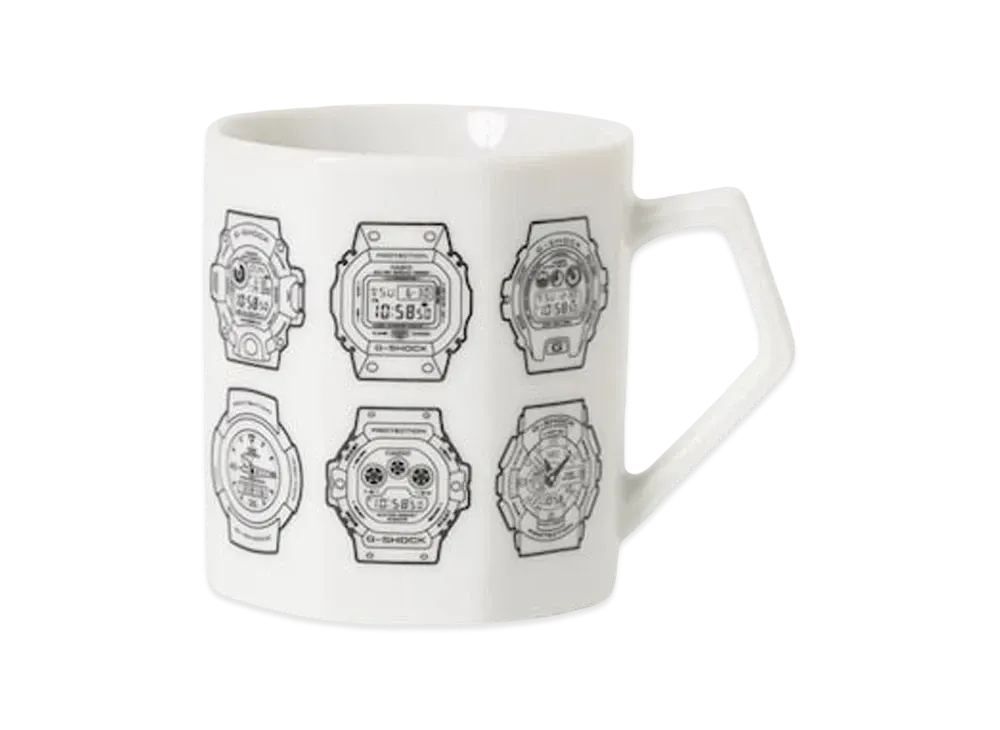 G-Shock Products 14Models Octagon Mug "White"