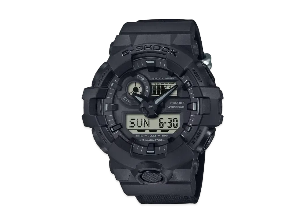 Casio G-Shock GA-700 Series GA-700BCE-1AJF "Utility black"