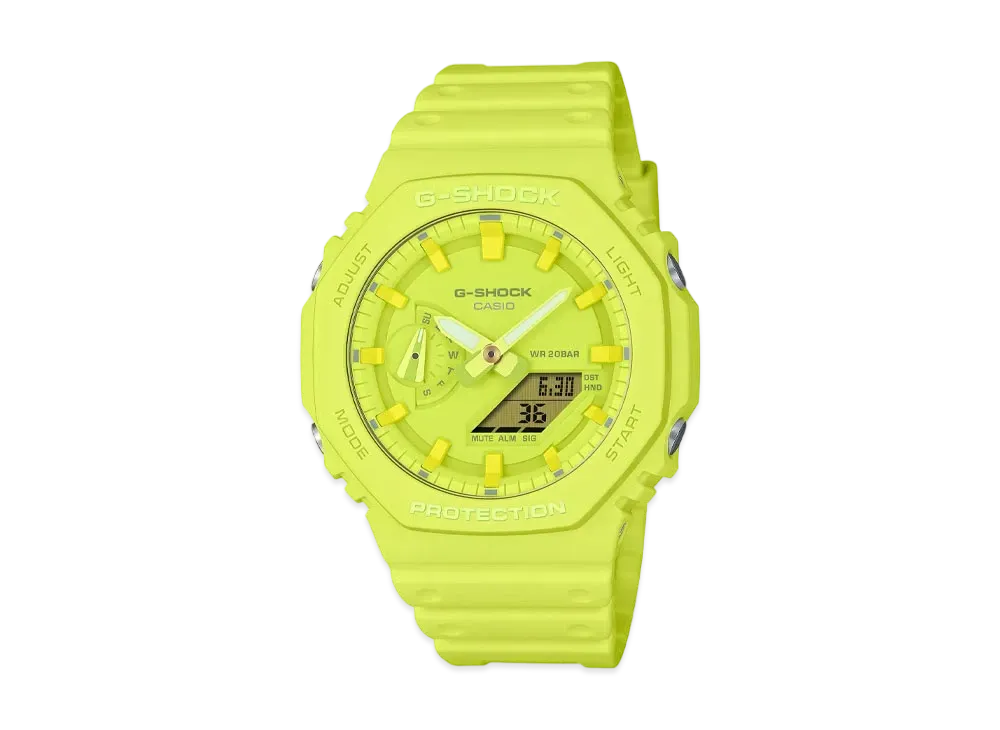 Casio G-Shock 2100 Series GA-2100-9A9JF "Volt Yellow"