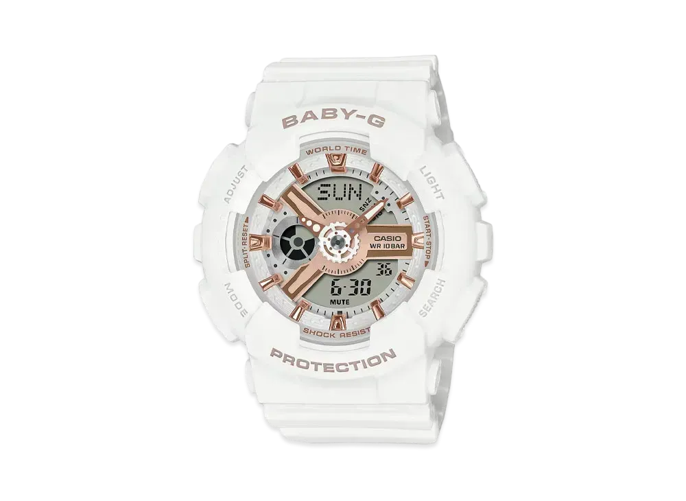 Casio G-Shock BABY-G BA-110 Series BA-110XRG-7AJF "White"