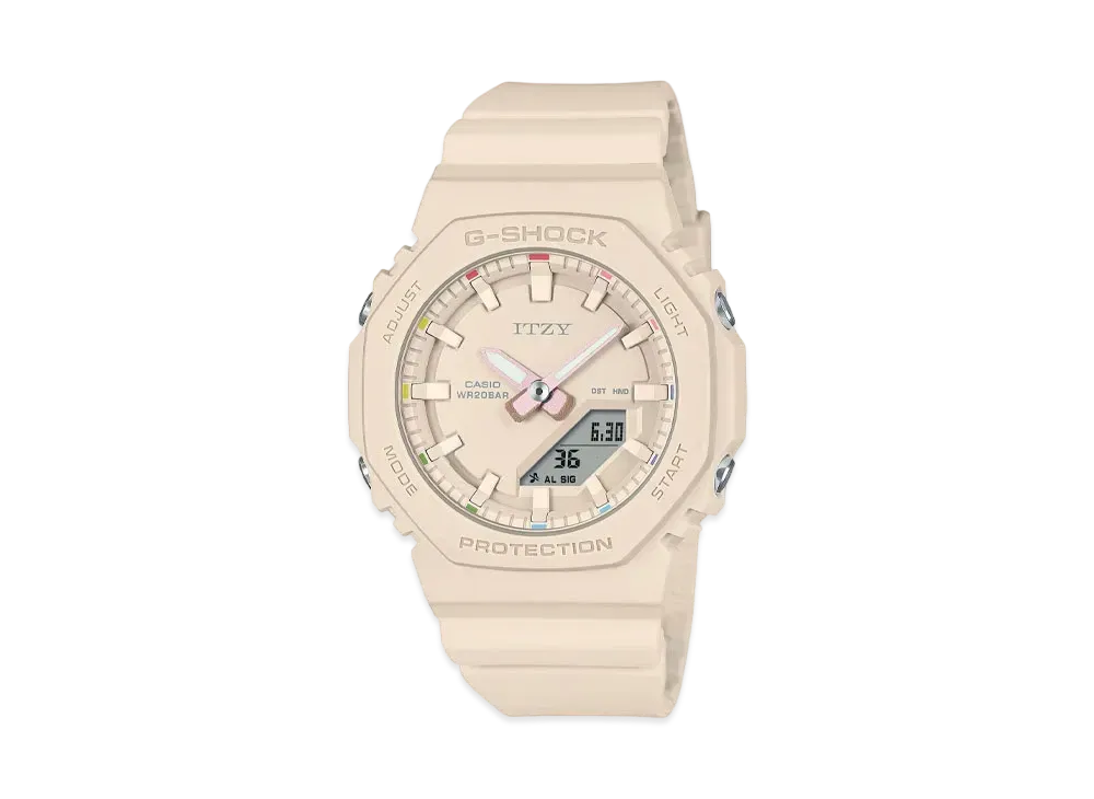 新品未使用 ピンクベージュ G-SHOCK GMA-P2100IT-4AJR G-SHOCK コンパクトサイズ ITZY コラボレーションモデル GMA