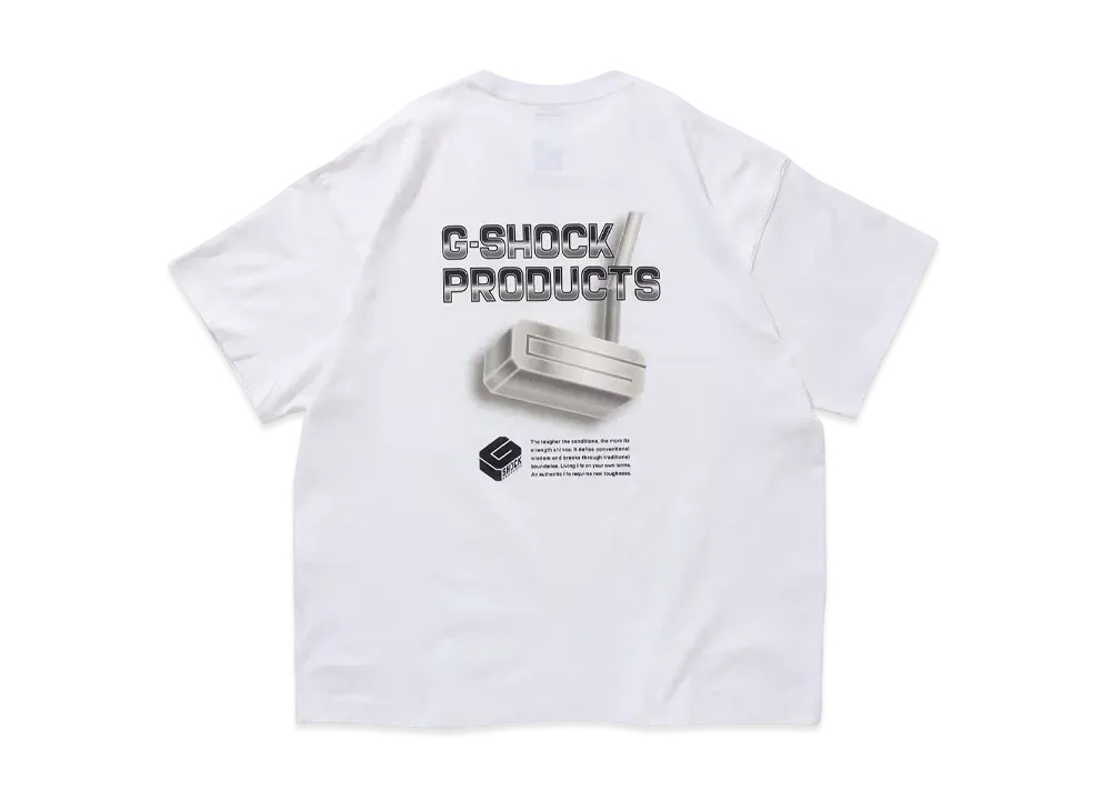 Casio G-Shock Product Outcourse Collection G-Putter T-Shirt "White"
