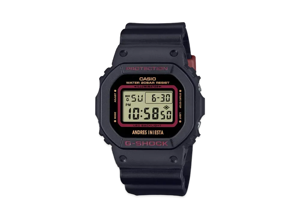 Casio G-Shock x Andrés Iniesta 5600 Series DW-5600AI-1JR "Black"