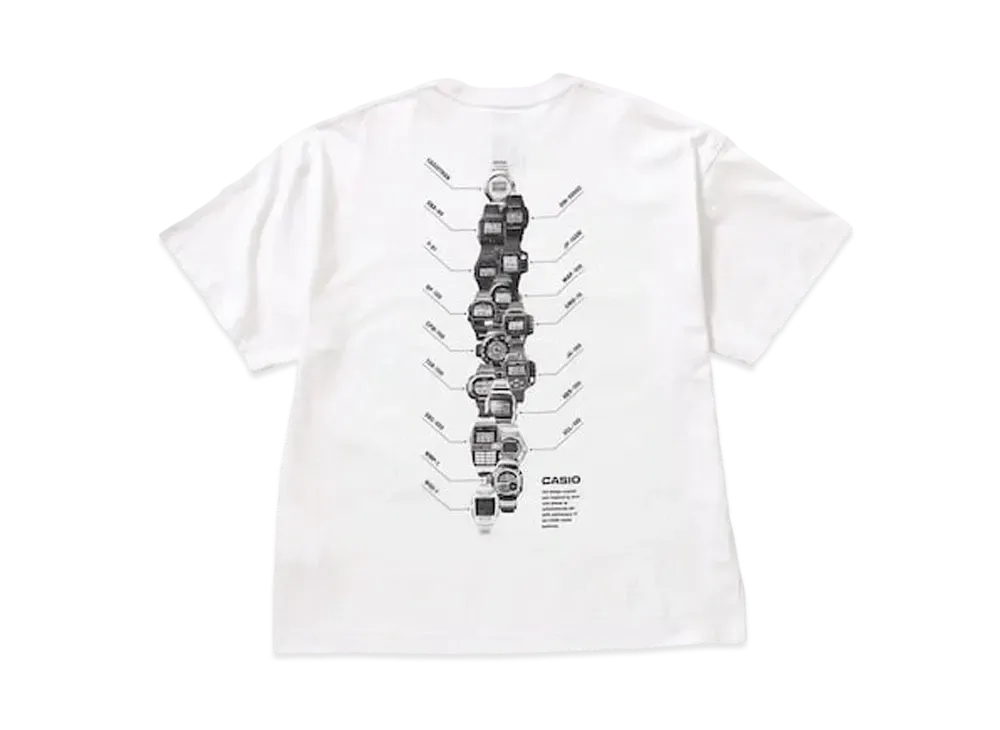 Casio G-Shock Products 50th Anniversary Watch 16Models T-Shirt "White"