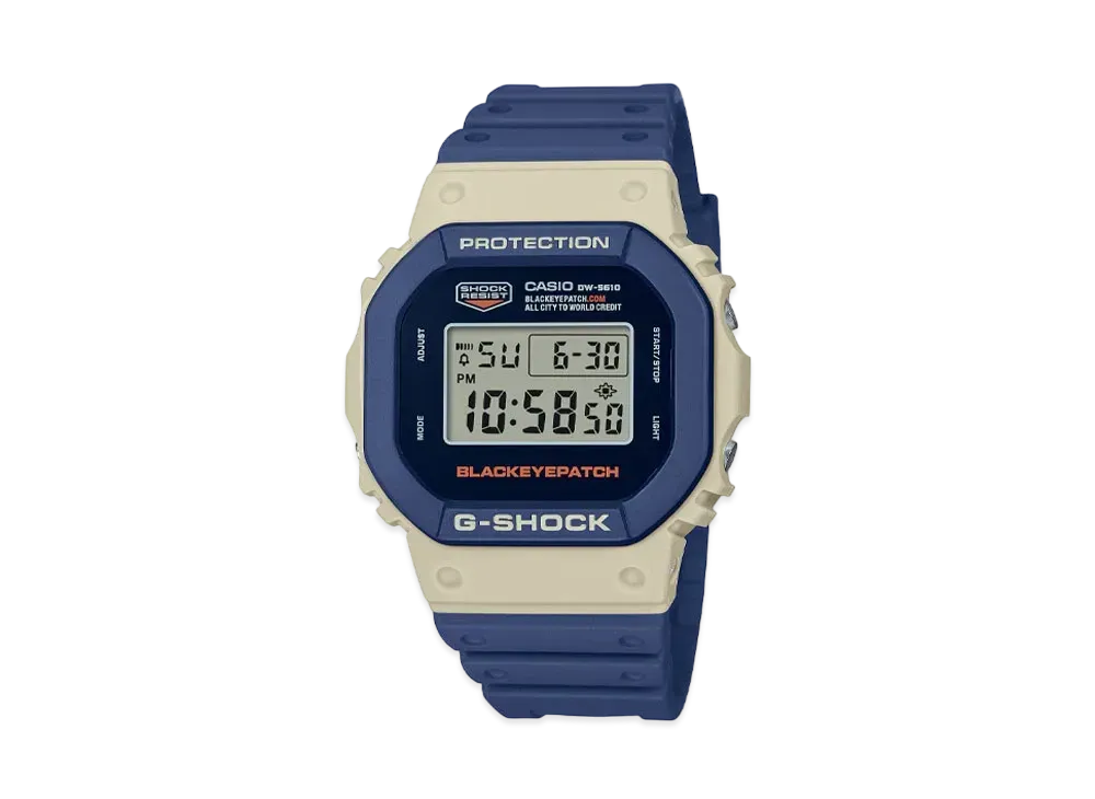 Casio G-Shock x BlackEyePatch 5600 Series DW-5610BEP-2JR "Navy"