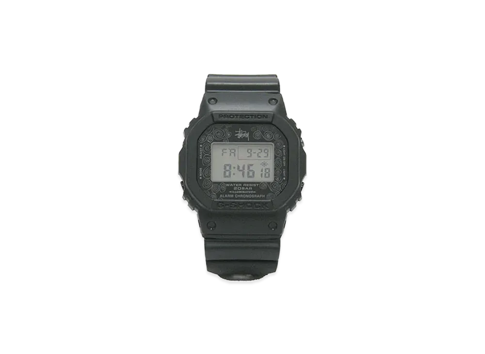 Casio G-Shock x STUSSY DW-5000ST-1JR 25th Anniversary Ice Filed "Black"