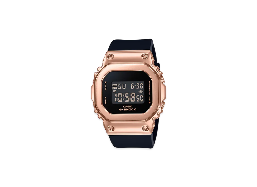 Casio G-Shock Metal Covered GM-S5600 Digital M Watch "Black/Cmbi"