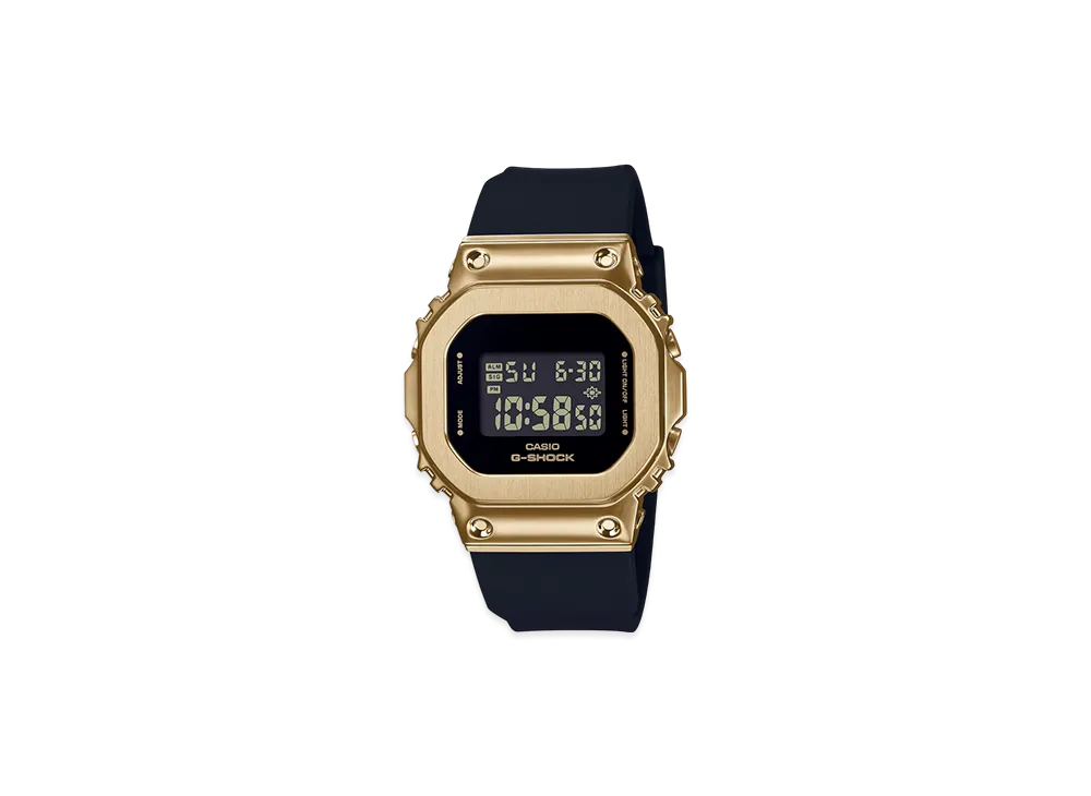Casio G-Shock Metal Covered GM-S5600 Digital M Watch "Black/Cmbi"