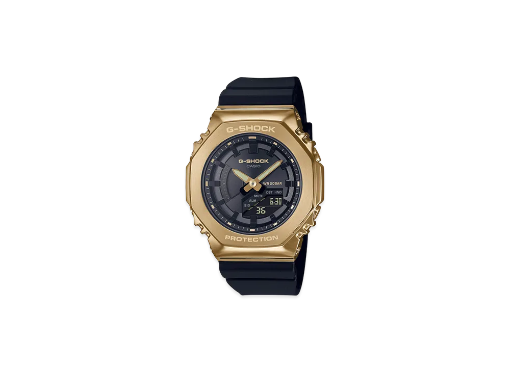 Casio G-Shock 2100 Series Metal Covered Analog-Digi M Watch "Black/Cmbi"